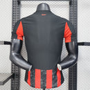 CAMISOLA VERSÃO PLAYER DO MILAN 25/26 VERMELHO E PRETO
